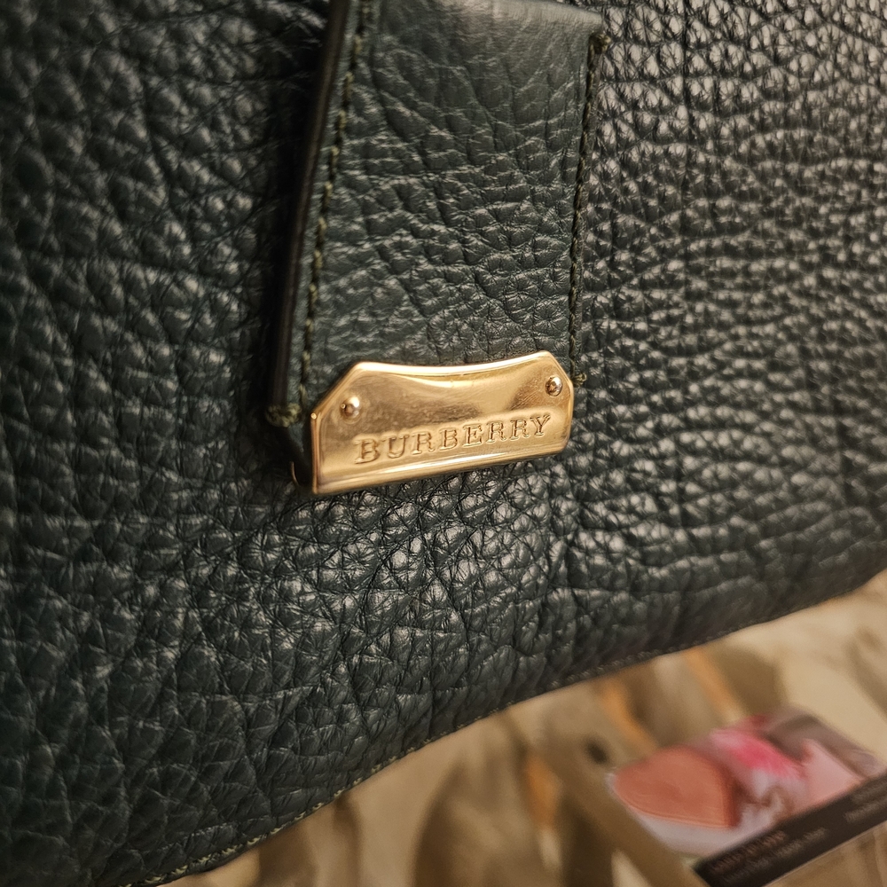 ‼️Sale‼️Burberry Green Leather Women's Bag - Picture 2 of 16